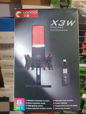 Yanmai X3w Wireless / Wired RGB Noise Reduction Microphone