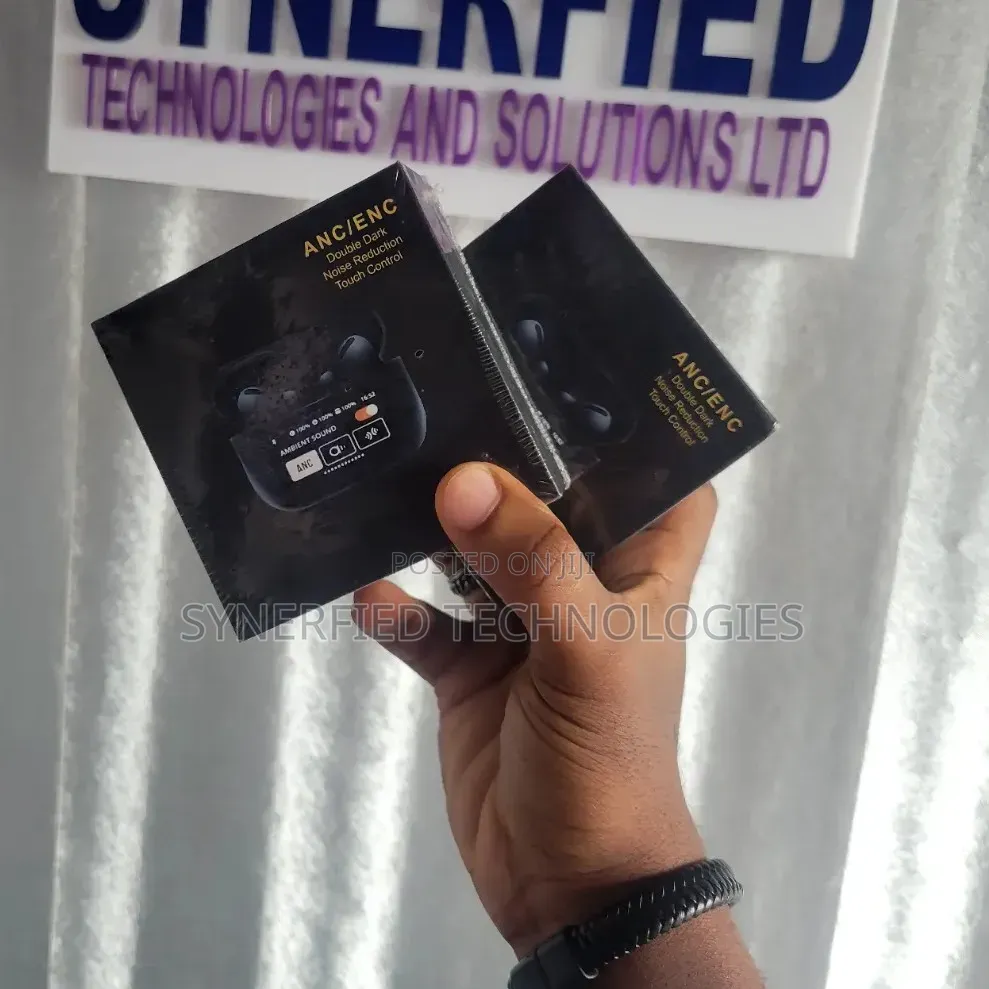 A9 Pro Earbuds (Black) Anc + Enc