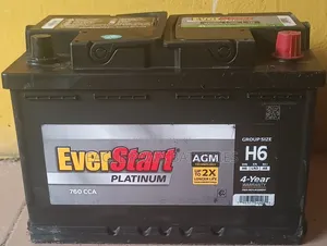 Everstart AGM Battery H6 70ah 760cca