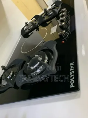 Polystar 4+1 Stainless Gas Cooker – Durable, Stylish Reliable