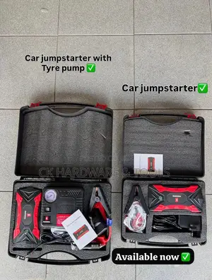 Car Jump Starter With Tyre Pump