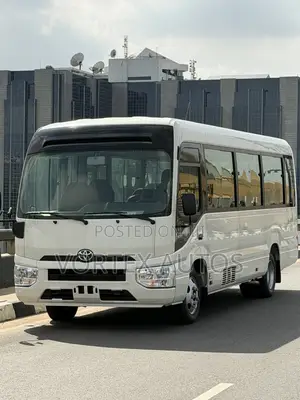 New Toyota Coaster 2025 White