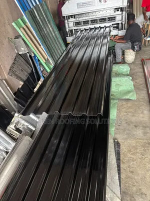 0.58 T/Black Oven Baked Aluminium Sheet