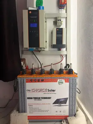 Complete Solar Setup: 1.5kVA Inverter + 240Ah Battery + 2x250W Panels