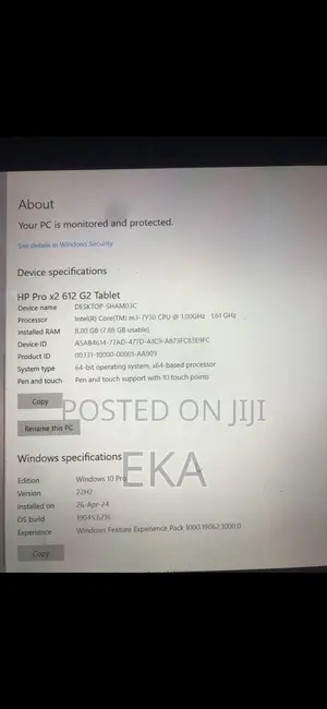 Laptop HP Pro X2 612 8GB Intel Core M3 SSD 256GB