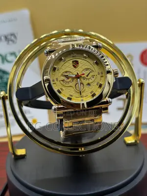 Porsche Style Luxury Chain Wristwatch for Men - Premium Analog Watch