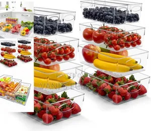 Acrylic Refrigerator Organizer Bin