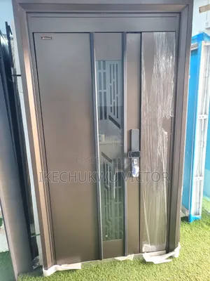 4ft Graphite Vision Steel Door German