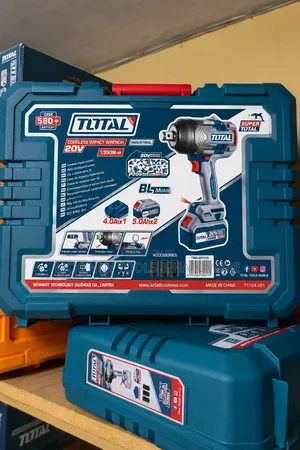 TOTAL 20V Cordless Impact Wrench (Model TIWLI20135),