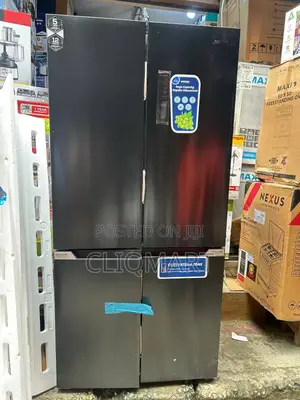 Bruhm 502L 4 Door Side by Side Fridge Freezer, No Frost Inverter