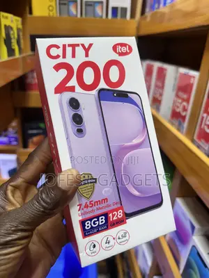 Itel City 200 128 GB Black