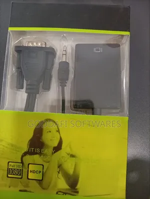 VGA to HDMI Converter With Audio | Goddafi Stores