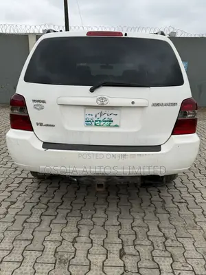 Toyota Highlander V6 2005 White