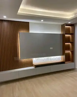 TV Stand With Flouted Panel