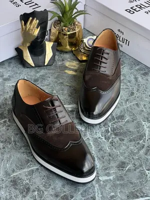 Luxury Brown Lace-Up Corporate Shoes for Men - Premium Formal Shoes