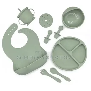Silicone Baby Plate Set