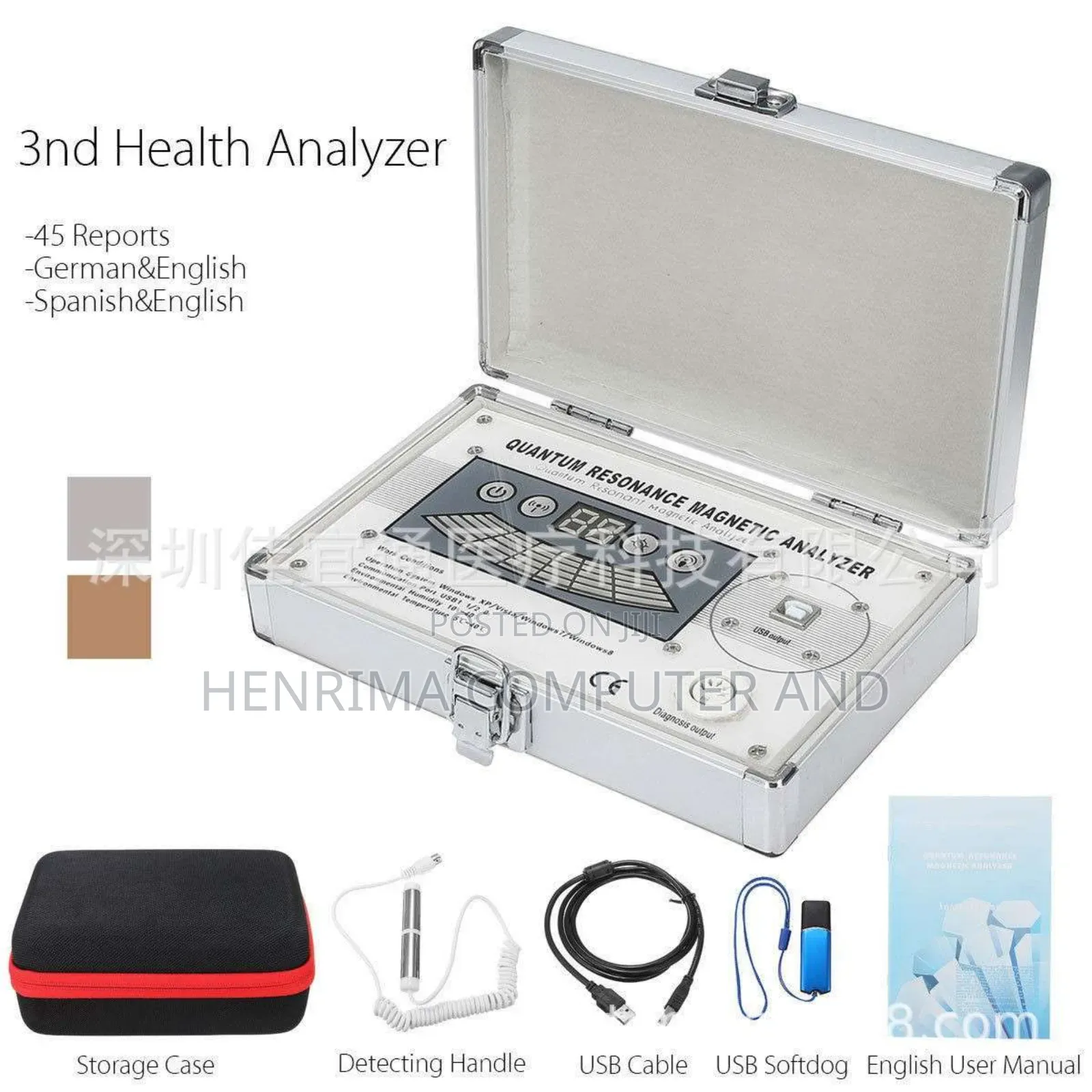 Quantum Magnetic Analyzer Machine