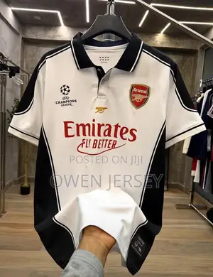 Arsenal Retro Home Jersey – UEFA Champions League Edition