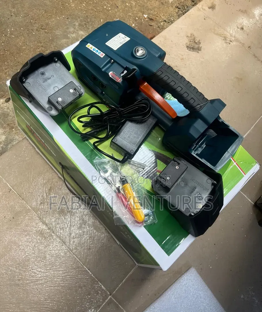 Battery-Powered, Handheld Electric Strapping Machine