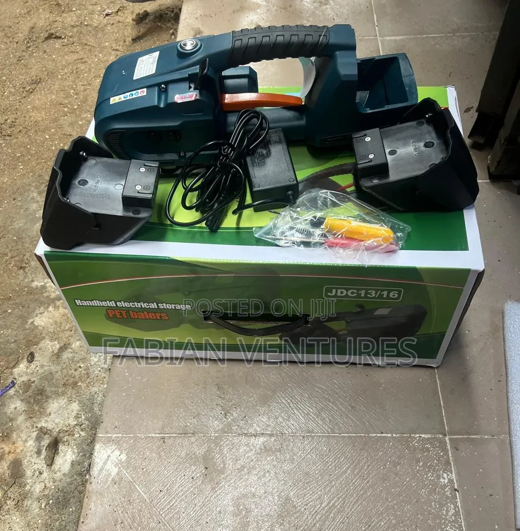 Battery-Powered, Handheld Electric Strapping Machine
