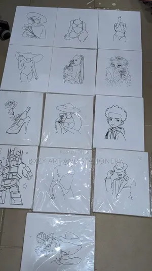 Pre-Drawn Canvas