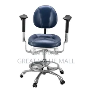 Medical Twin Saddle Chair With Adjustable Arm Rest