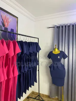 Corporate Navy Blue Dress