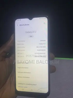 Samsung Galaxy A12 64 GB Black