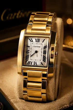 Cartier Ladies Gold Luxury Watch | Elegant Fashion Wristwatch