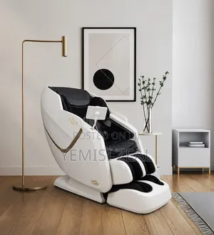 4d Massager Chair With Eye Wear, Leg Warmers, Bluetooth, Phone Holder