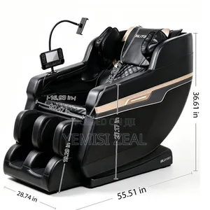 Massage Chair With Phone Holder, Screen Display, Bluetooth, Leg Wear.