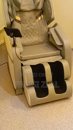 SUPERMAX-PRO Golden Massage Chair With Leg Wear, Eye Wear, Bluetooth.