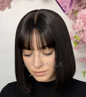 Double Drawn Fringe Wig for Classy Ladies
