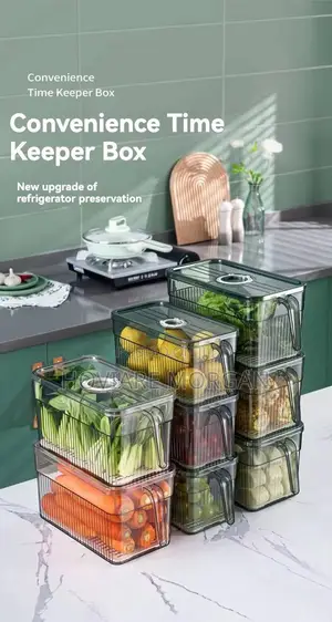 Acrylic Vegetable Storage With Handle