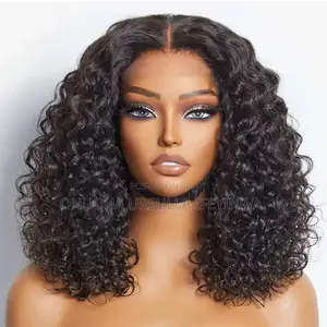 Pixie Curl 100% Human Hair, 5x5 Glueless Wig 14”