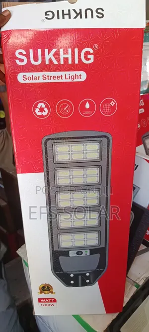 SUKHIG 1200W All-in-One Solar Street Light