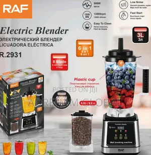 Raf 3L Cup, 8 Blades 6 in 1 Digital Crusher Blender