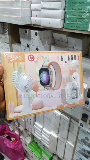D96 Plus SmartWatch With Mini Fan, Earbuds and Multiple Straps
