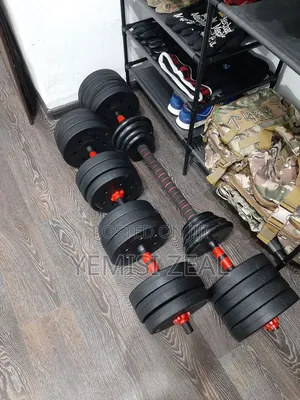 50KG Adjustable Dumbbell Set With Kettlebell and Barbell