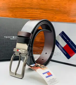 Tommy Hilfiger Quality Luxury Men Genuine Leather Belt