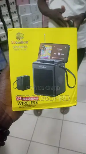 Portable Bluetooth Speaker With Phone Stand