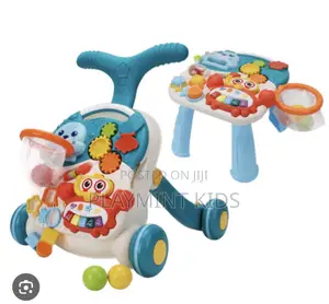 Huanger 2 in 1 Push Walker and Activity Table