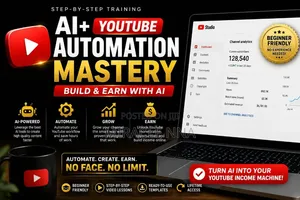 Ai
AI YouTube Automation Blueprint: Build, Grow Earn With AI Tools