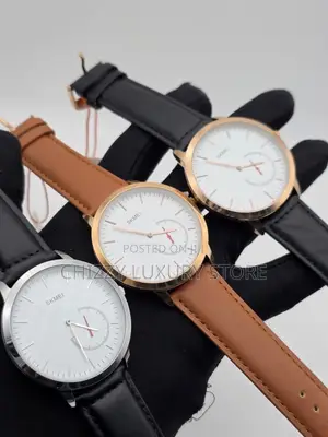 Skmei Quality Men Genuine Leather Wristwatch