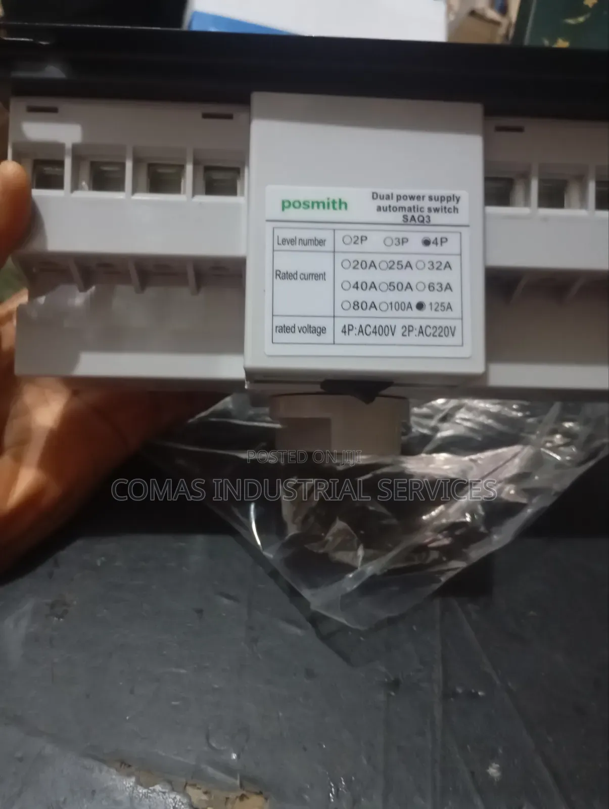 Posmith Automatic Changeover Switch (ATS) 125A 4p