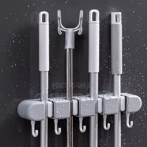 Wall-Mounted Mop Holder