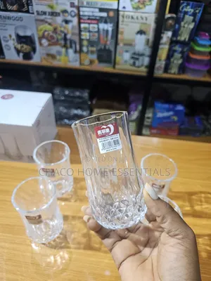 Deli 6-Piece Textured Water and Juice Glass Cups