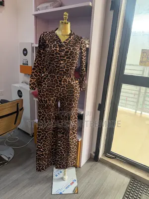 Trendy Animal Print Jumpsuit