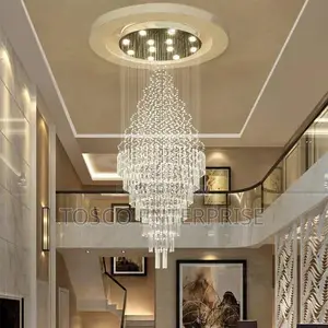 Luxury Modern LED Crystal Chandelier Light for Home Office