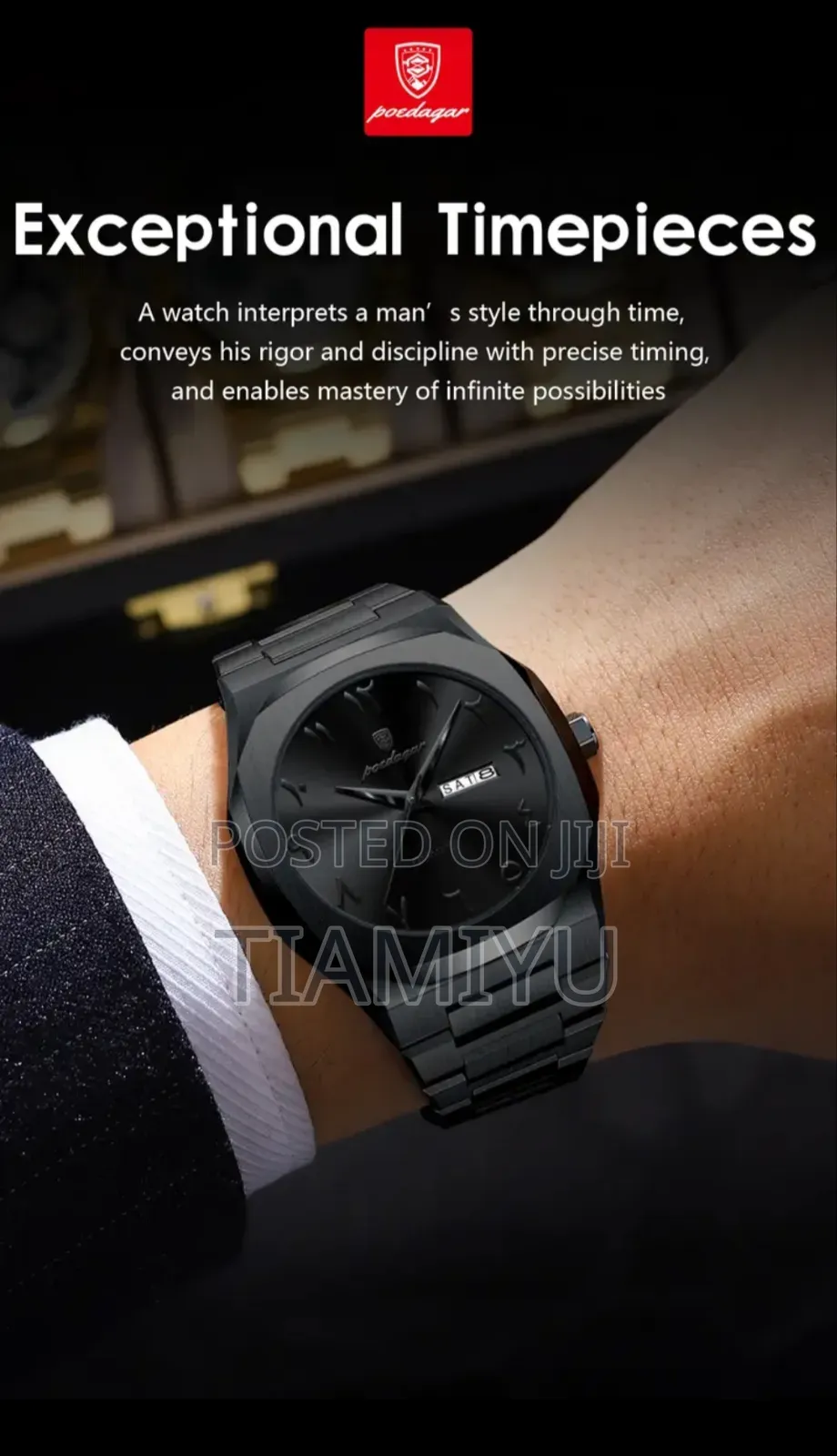 Poedagar Waterproof Watch